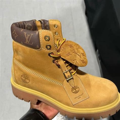 custom lv timberland boots.